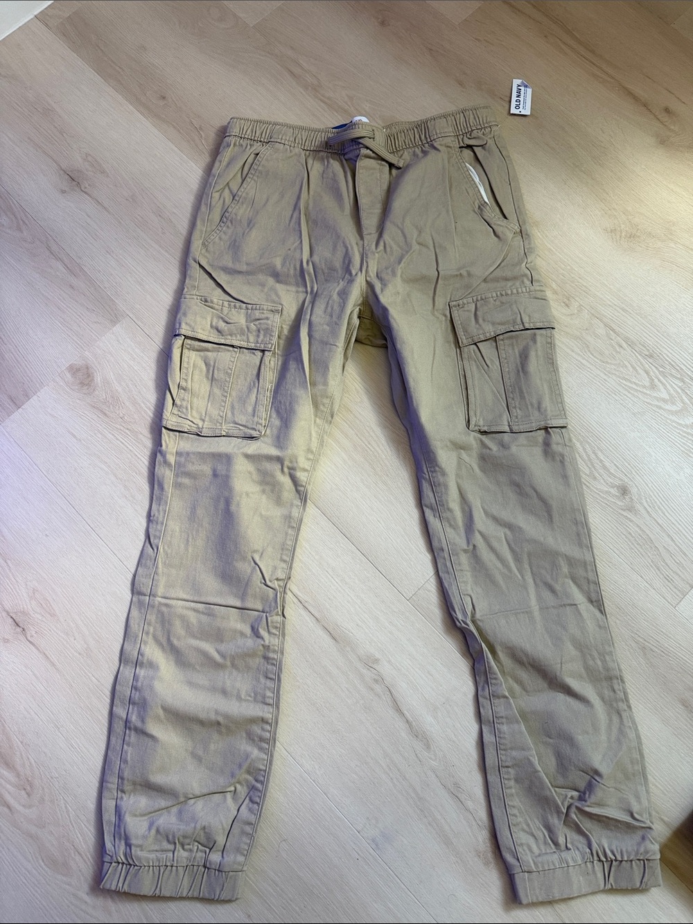 Old Navy Khaki Cargo Jogger Pants